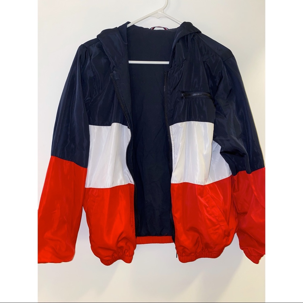 Tommy Hilfiger zipper puffer jacket fleece lined